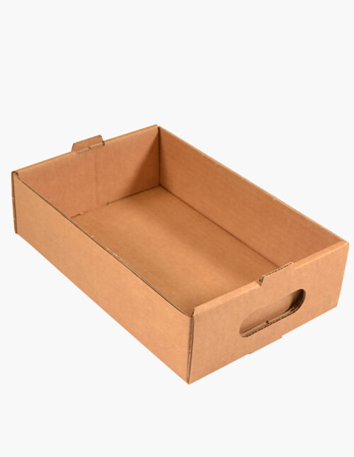 Cajas Fast bf15122ct Bandejas de cartón corrugado, 15 x 12 X 1 3/4,,  Kraft (Pack de 50)