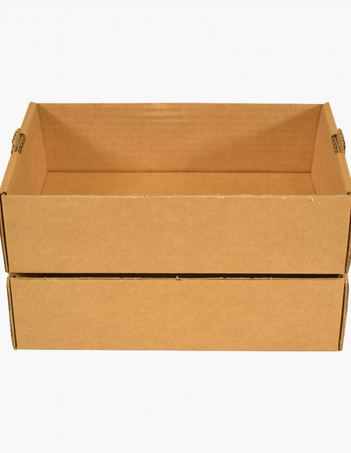 Cajas Fast bf15122ctw Bandejas de cartón corrugado, 15 x 12 X 1 3/4,,  (50 Unidades), color blanco